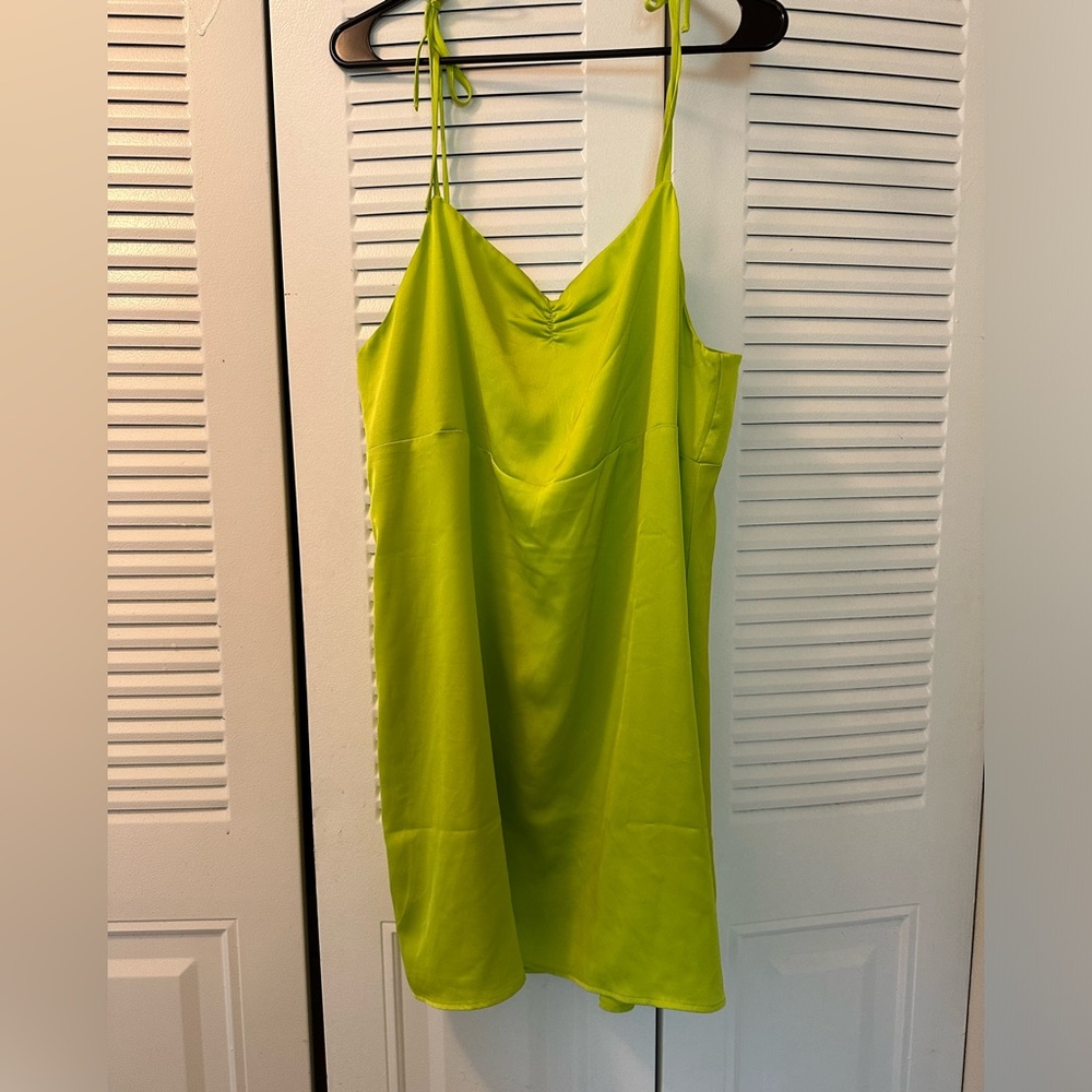 BP Neon Green Dress